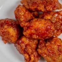 Wings (Boneless) · Hand Breaded Boneless chicken wings, with your choose of sauce