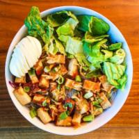 Tofu And Veggies · Tofu, rice noodles, vegetables, hard-boiled egg, lettuce, fried onion, cilantro and chives. ...