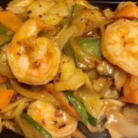 Curry Shrimp With Onion · Hot & Spicy.