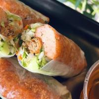 Shrimp Patty Roll/ Chao Tom Cuon · 2 rolls of shrimp patty rolls