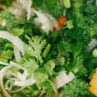 Pho Rau Thap Cam - Veggie Pho · Vegetable Pho with steamed broccoli, napa cabbage, carrot and tofu (Beef Broth)