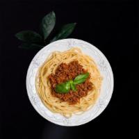 Spaghetti Meat Sauce · Gustoso's meat sauce.