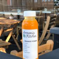 Orange Power · Our organic-cold-pressed juices are Made In House. Turmeric, ginger, golden beet, carrot, or...