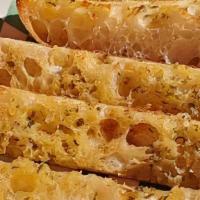 Garlic Ciabatta Sticks · Ciabatta Bread sticks spread with garlic butter