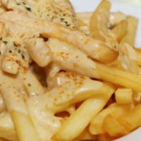 Cheese Fries · Crave worthy Cheese Fries, available in medium or large sizes.