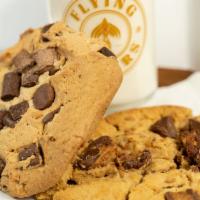 Large Homemade Cookies · Choice 1: Reese's Peanut Butter Cup Peanut Butter Cookie
Choice 2: Triple Chocolate Chip  & ...