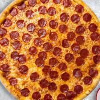 Pepperoni Patrol Pizza  · Pepperoni and mozzarella cheese  baked on a hand-tossed gluten free 10 inch dough.