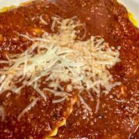 Ravioli · All-cheese ravioli filled with ricotta and Italian herbs. 8 per order. Comes with an Italian...