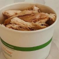 Pulled Chicken (1 Pint) · One pint of pulled chicken served cold. Ready for any salad, side dish, or meal you can drea...