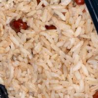 Rice & Peas · A light blend of coconut milk and island seasonings, make up this traditional Caribbean dish...