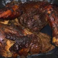 1/2 Chicken · Choose between a 1/2 Jerk or Tropical chicken. Both slowed cooked our rotisserie over charco...