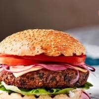 Vegetable Burger · This Plant-based burger are correctly made for vegans!!