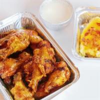 10 Piece  Wings · Includes 1 side item – up to 2 flavors – 1 dipping sauce.
We don't do all flats are drums on...