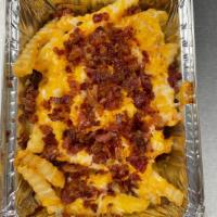 Loaded Fries · Loaded Fries - cheese, bacon, chives, and ranch on the side.