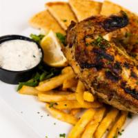 Roast Greek Chicken · With EVOO, garlic, lemon and oregano