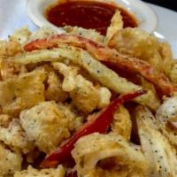 Fritto Misto · fried calamari & shrimp with spicy marinara