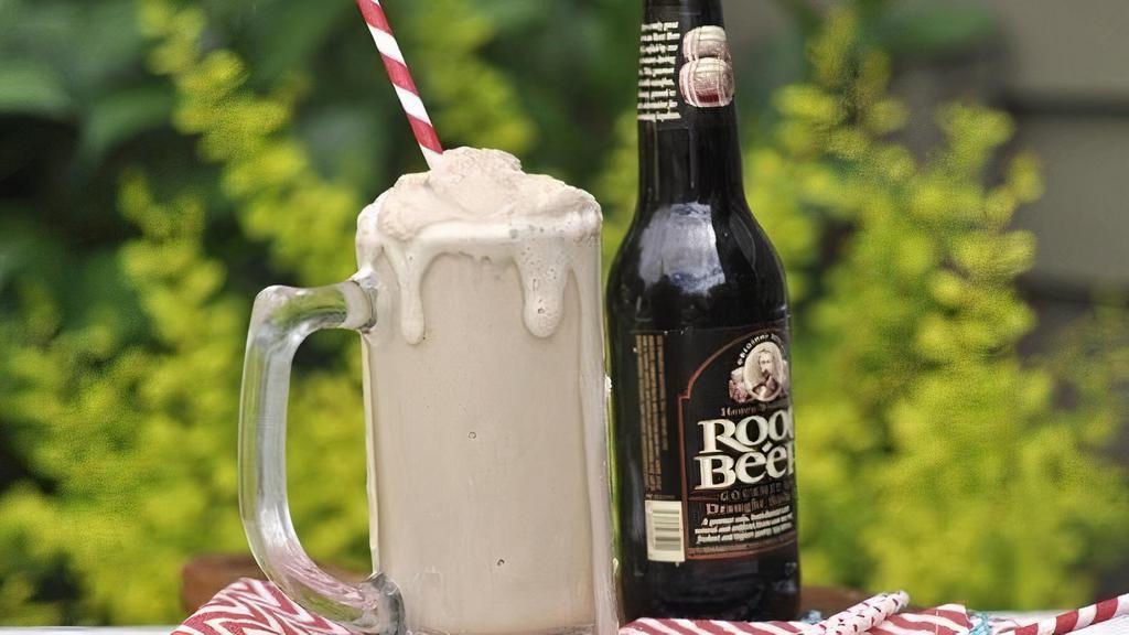 Root Beer Milkshake · Vanilla ice cream, blended with delicious.