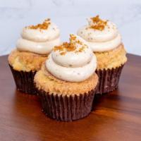Snickerdoodle Cupcake · With cookie butter bc
