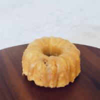 Butter Pecan Mini Bundt · with Brown Sugar Toffee Glaze