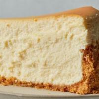 Cheesecake · 350 calories.
