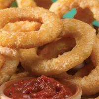 Onion Rings · 340 to 386 calories.