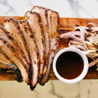 Brisket 1 Lb · One pound of mesquite-smoked brisket, sliced or chopped the way you like it.