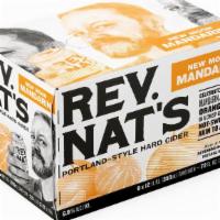 Rev Nat'S New Moon Mandarin · Apple cider-6.9% ABV. A not-sweet cider made with mandarin and lemon zest, orange juice and ...