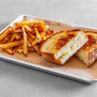 Vessel Grilled Cheese Sandwich · Our own blend of brie and white cheddar melted between two slices of toasted Macrina sourdou...