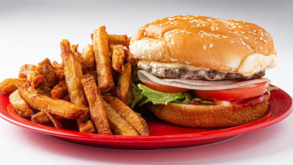 Cheeseburger Special With Fries · May say what you like on it.