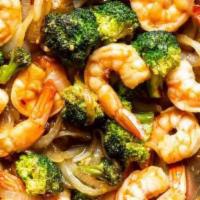 Shrimp With Broccoli · Shell fish.