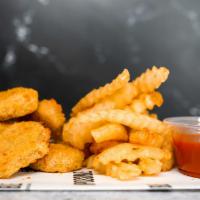 Combo 6 Impossible Chicken Nuggets  · 6 Crispy Impossible chicken nuggets fried to perfection and served with fries along with you...