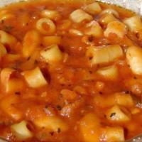 Pasta Fagioli Soup · Home-made bowl of traditional pasta and cannellini bean soup.