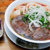 Beef And Pork Spicy Noodle Soup · 