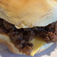 Sloppy Joe  · Lean Ground Beef stewed in our special smokey, tangy, Sauce!