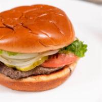 #5. Hamburger · Lettuce, tomato, onion, pickle, 1000 island dressing.