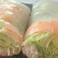Vietnamese Spring Roll 越南卷 (2) · Contains shrimp.