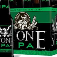 Stone Ipa- 6 Pack Bottles · Hoppy with citrus and pine flavors.