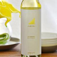Justin Sauvignon Blanc · Central Coast, CA- This has a brilliant pale gold color with initial aromas of boxwood, cant...