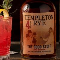 Templeton Rye Whiskey- 750 Ml · Templeton Rye 4 Year is the perfect intro to the Templeton portfolio. This medium bodied rye...