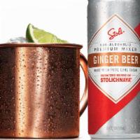 Stolichnaya Non-Alcoholic Premium Mixer Ginger Beer- 4 Pack · 4 pack cans -8.4 fl oz per can. Great ginger beer for a Moscow Mule
Non-alcoholic but full f...