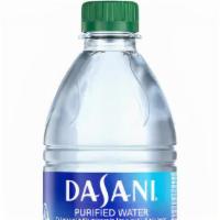 Bottled Water · 16 ounce Dasani water.