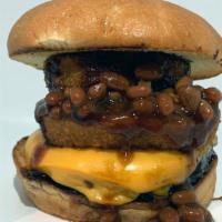 Bbq House Burger · 1/2 lb 100% certified Angus beef patty, hand pressed, seasoned & grilled over an open flame,...