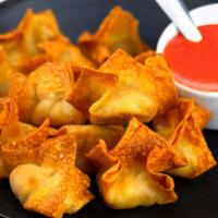 Crab Rangoon (8) · Sweet Cream Cheese Filling w. Minced Crab Meat