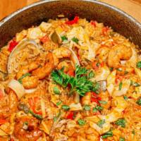 Rice With Seafood (Arroz Con Mariscos) · 