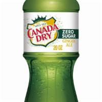 Canada Dry Zero Sugar Ginger Ale Soda · 20 Fl.Oz