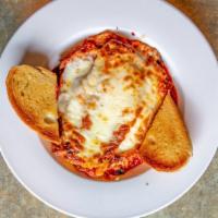 Lasagna · Layer after generous layer of seasoned angus beef, fresh garlic, our own marinara sauce and ...