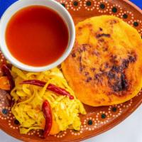 Three Pupusas Plate · Meat of your choice