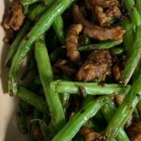 Dried Sauteed Green Beans /干煸四季豆 · With pork