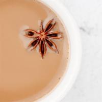 Faith Chai Latte · Chai tea and steamed milk.
