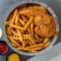 Chicken Tenders (4) · With fries.